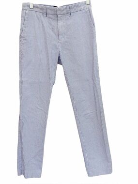 Crewcuts Seersucker Blue and White Striped Boys Pants 12
